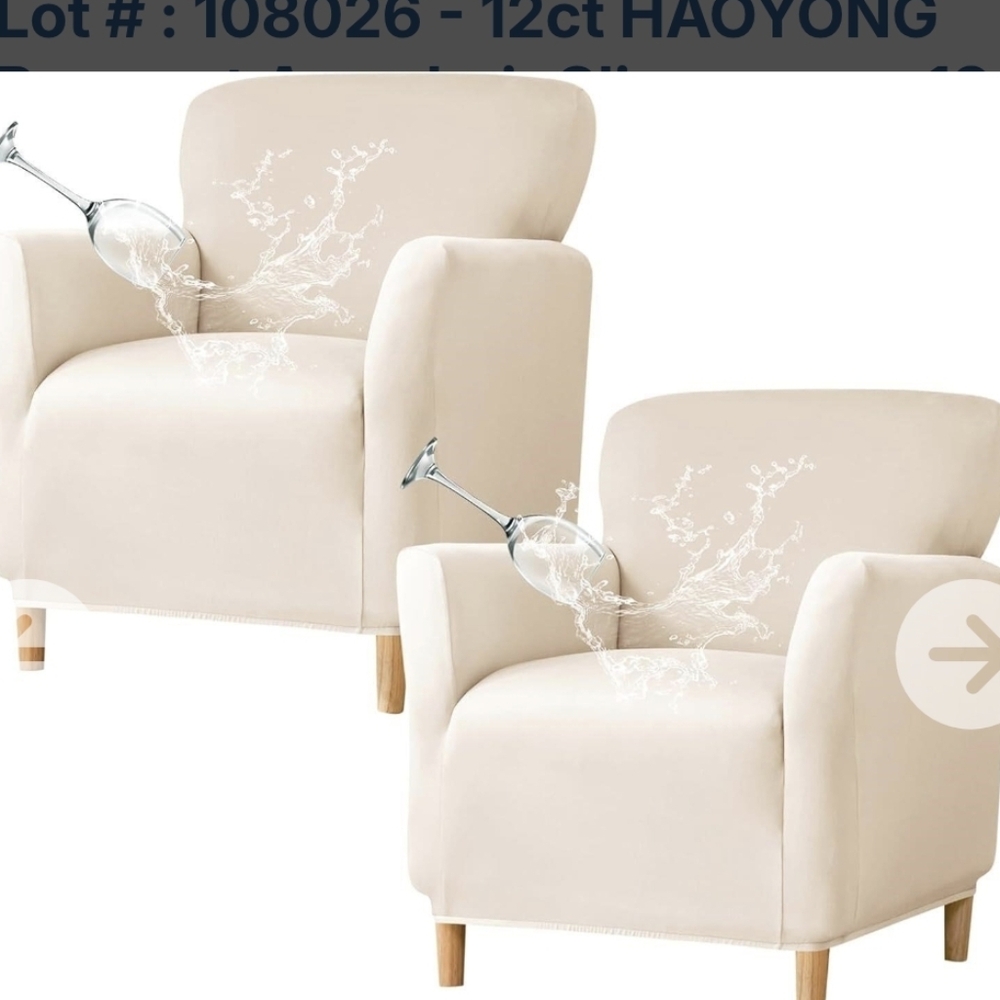 12ct HAOYONG Banquet Armchair Slipcover